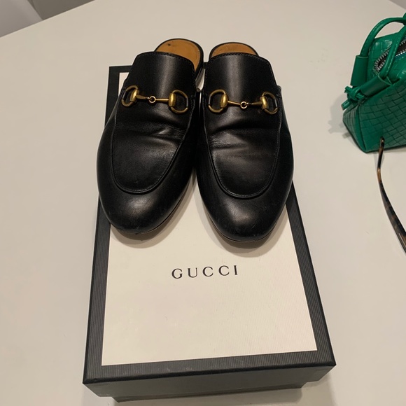 Gucci Princetown Leather Slipper Size 5 - Picture 1 of 4